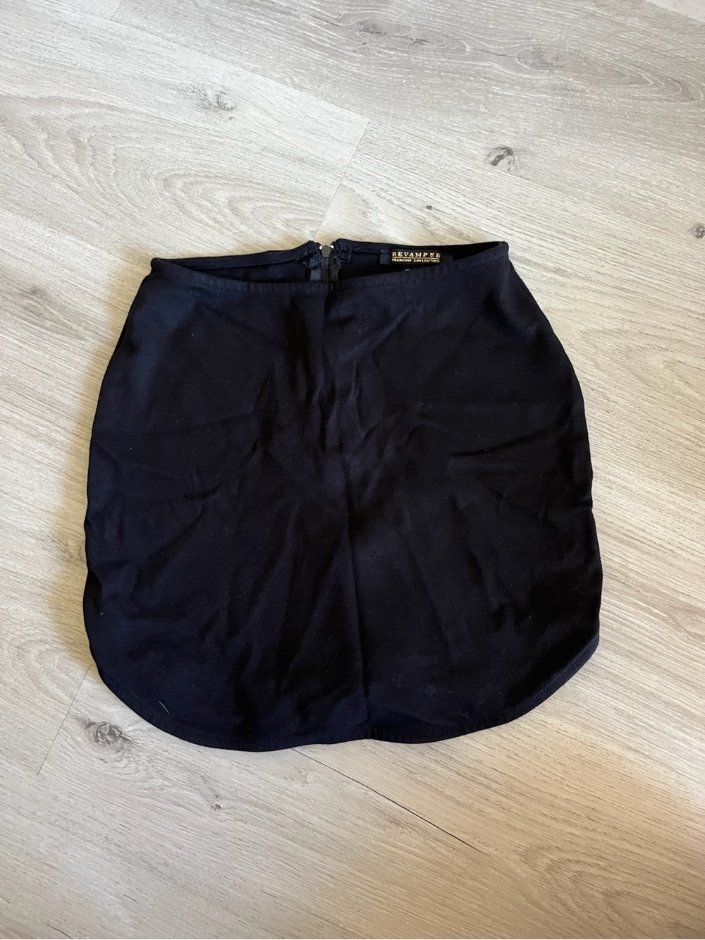 Black Fitted Mini Skirt